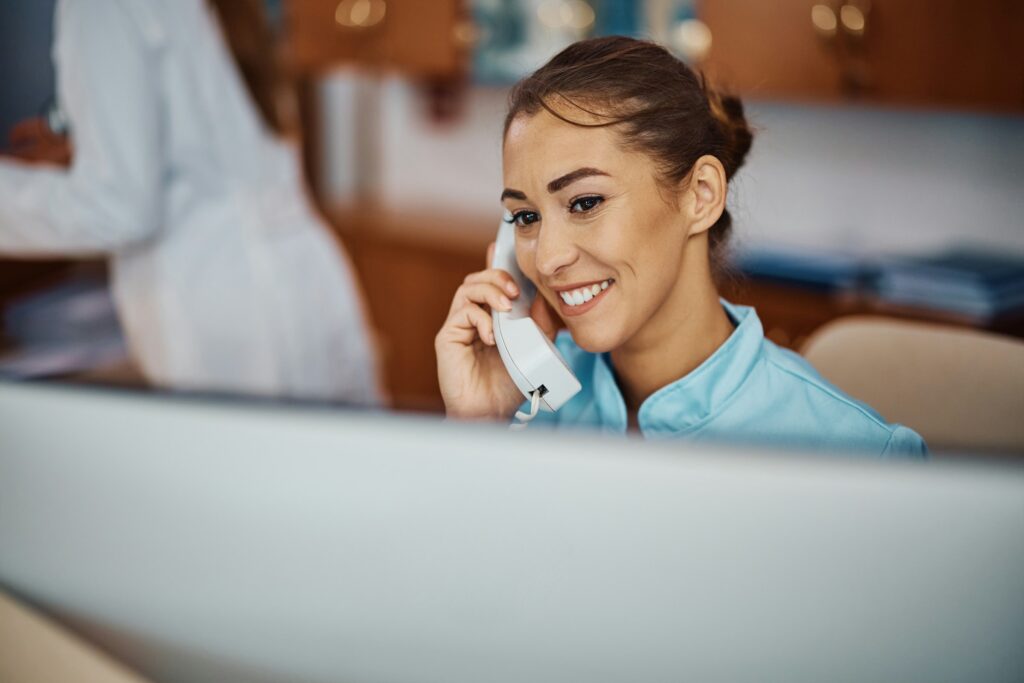 Woman on the phone